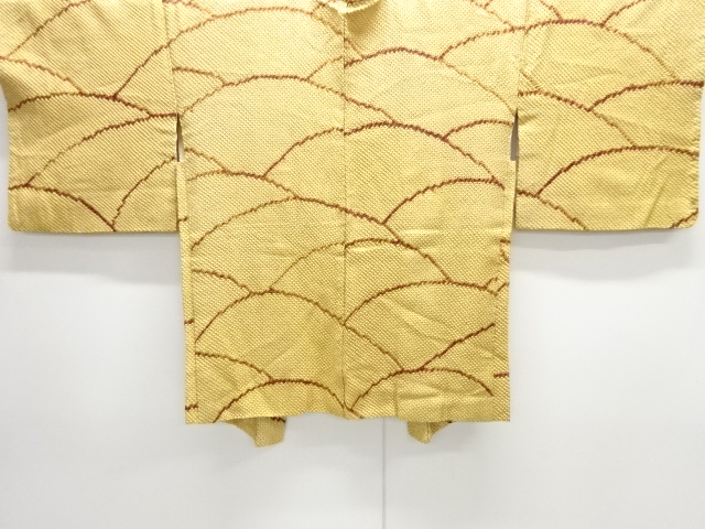 本総絞り変わり青海波模様絵羽織